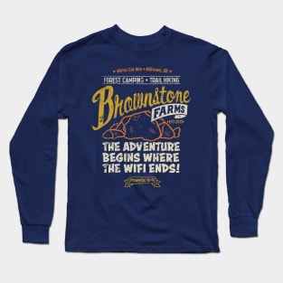 Brownstone Farms Vintage Poster Shirt Long Sleeve T-Shirt